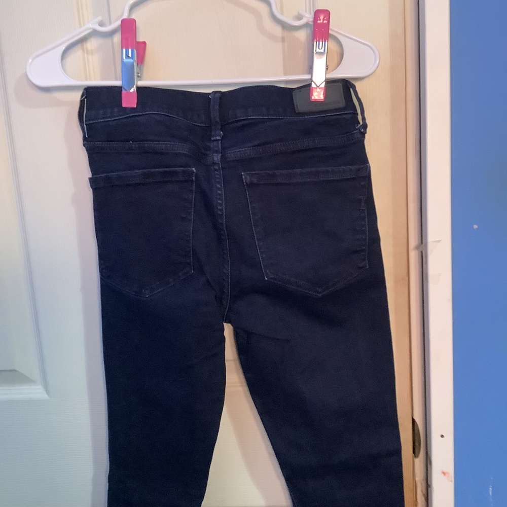 Women’s EXPRESS Jeans Stretch Ankle Legging Mid Rise Size 4R/4R - Picture 12 of 16